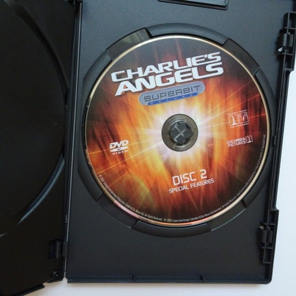 2 DVD Bundle CHARLIE'S ANGELS Full Throttle Cameron Diaz Drew Barrymore Lucy Liu - Picture 6 of 7